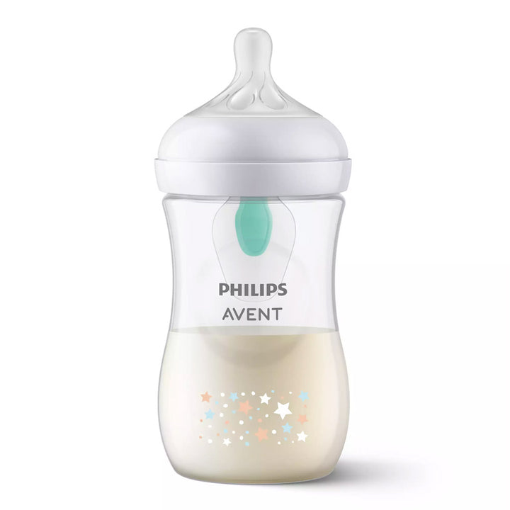 Philips Avent Natural Response Bottle w/ Airfree Vent - 3 Designs 260ml/oz (1M+) (Single Pack)