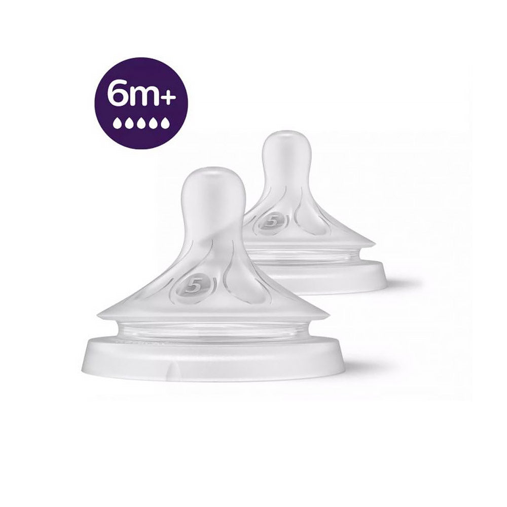 Philips Avent Natural Response Teats (Pack of 2) - Various Flow (0M - 9M+)