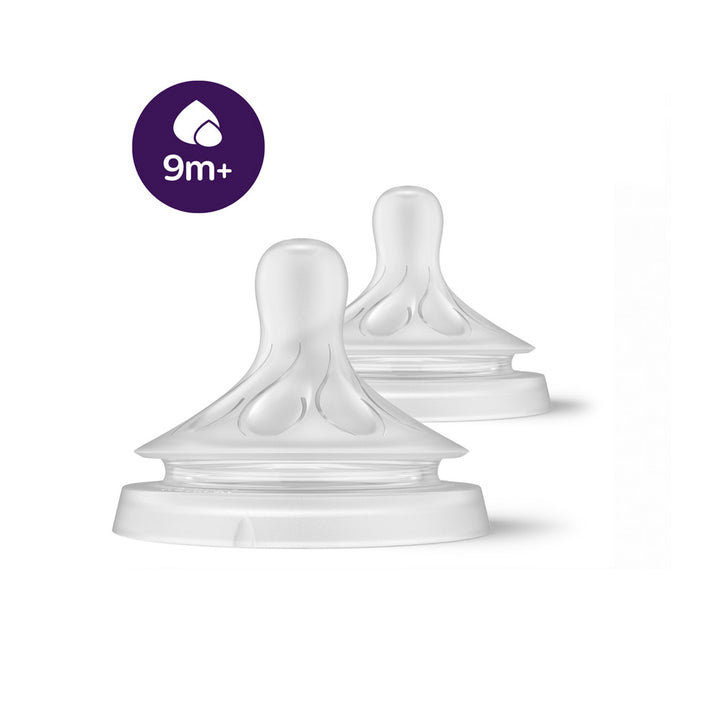 Philips Avent Natural Response Teats (Pack of 2) - Various Flow (0M - 9M+)