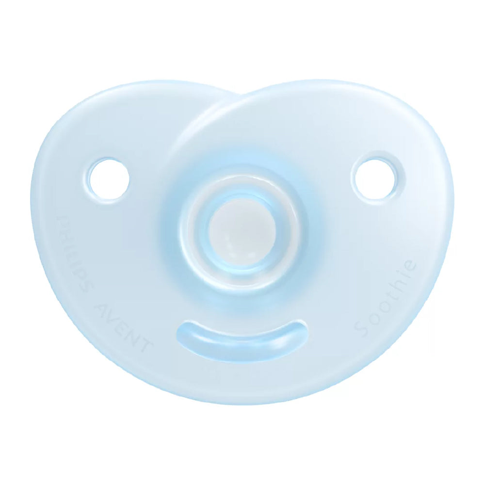 Philips Avent Curved Soothie - Blue / Pink (0 - 6M) (Twin Pack)