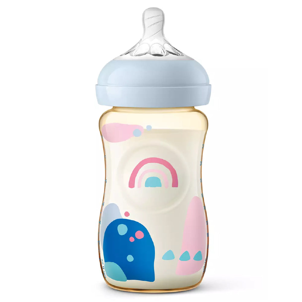 Philips Avent Natural PPSU Baby Bottle - 260ml/9oz (1M+) (Single / Twin Pack)