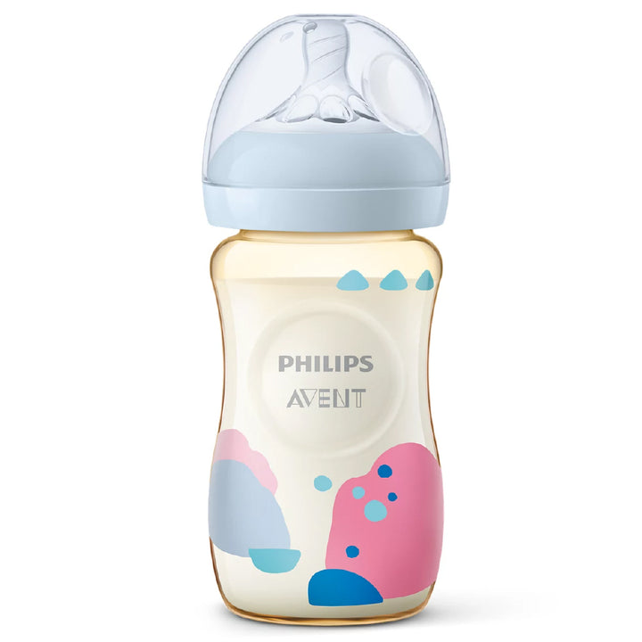 Philips Avent Natural PPSU Baby Bottle - 260ml/9oz (1M+) (Single / Twin Pack)