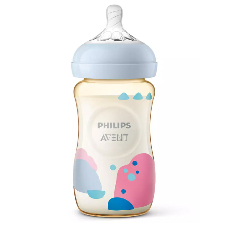 Philips Avent Natural PPSU Baby Bottle - 260ml/9oz (1M+) (Single / Twin Pack)