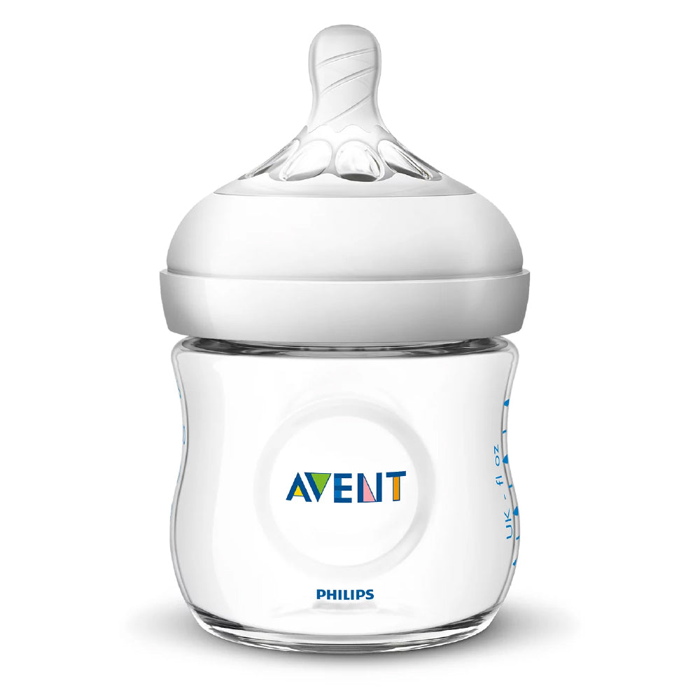 Philips Avent Natural Baby Bottle - 125ml/4oz (0M+) (Single / Twin Pack)