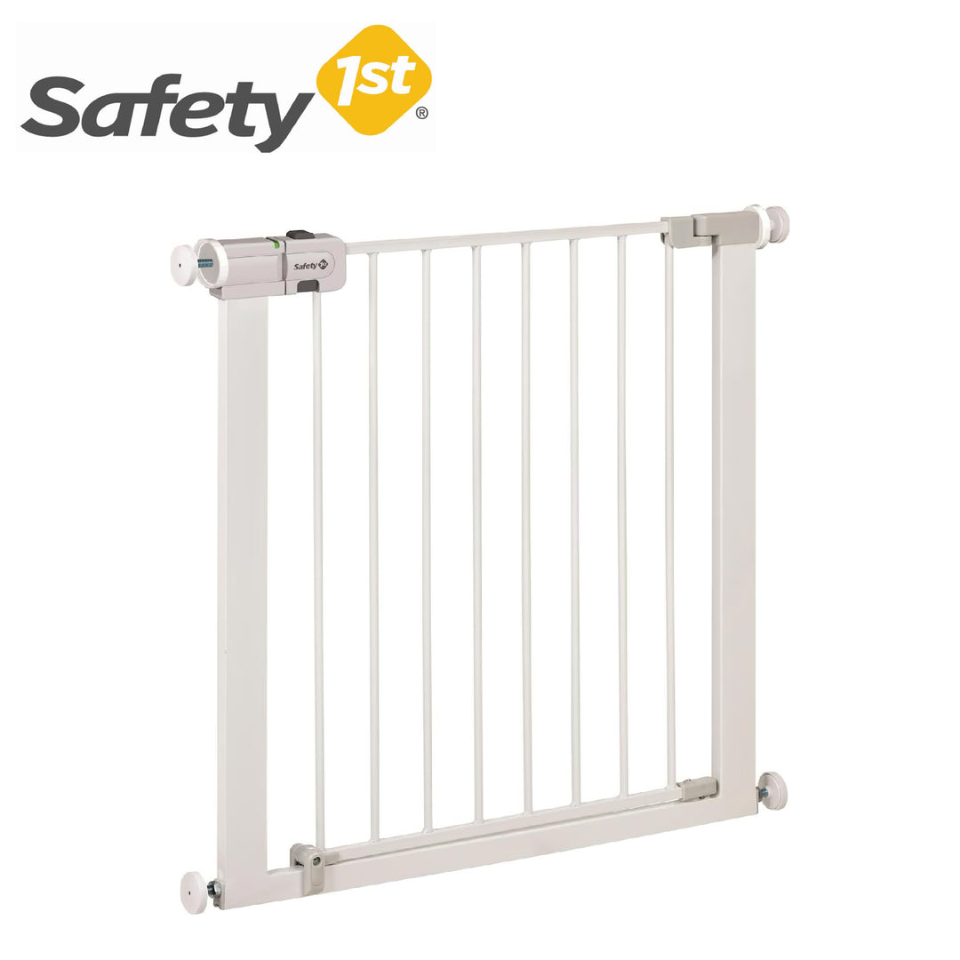 Safety 1st Easy Close Metal U-Pressure Fix Gate - White