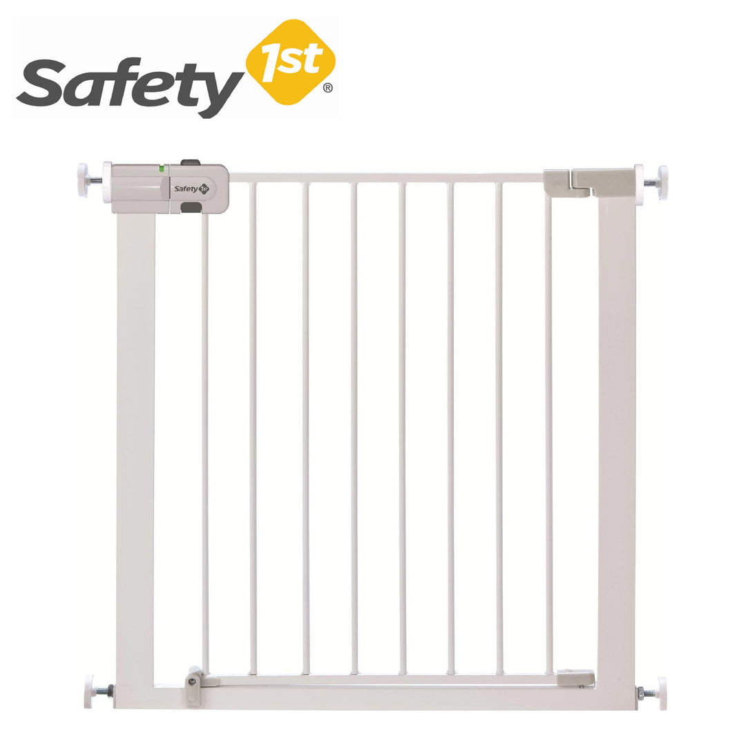 Safety 1st Easy Close Metal U-Pressure Fix Gate - White