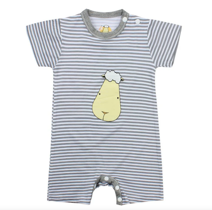 MooMooKow Baa Baa Sheepz Short Sleeve Romper - Various Designs (0M - 24M)