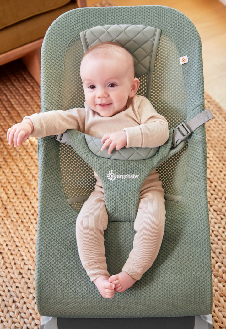 Ergobaby Evolve 3 in 1 Mesh Bouncer | 3 Colors
