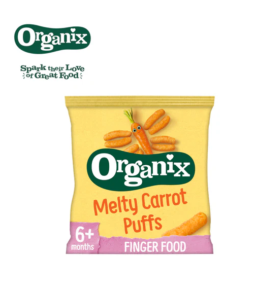 Organix Melty Carrot Puffs - 20g | 6 mths+