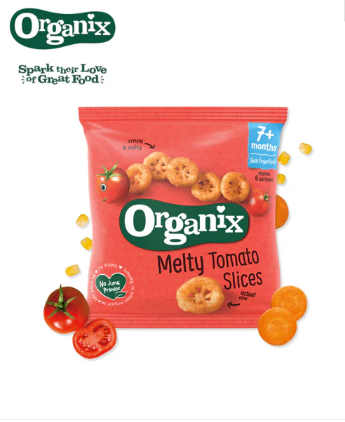 Organix Organic Melty Tomato Slices - 20g | 7 mths+