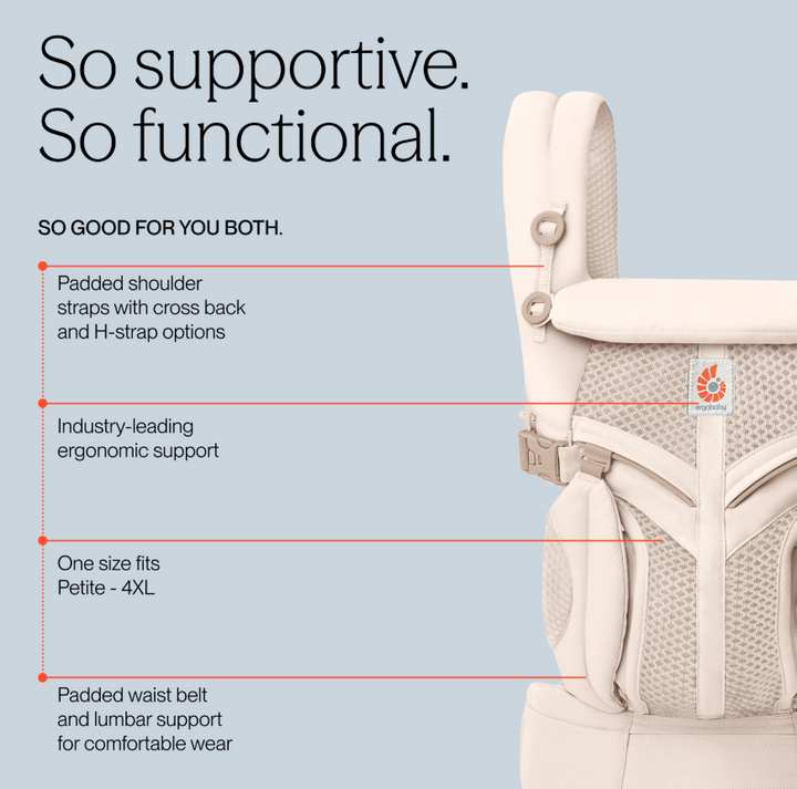Ergobaby Omni Classic Mesh Baby Carrier - Natural Beige
