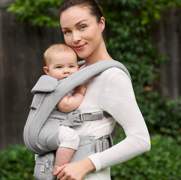 Ergobaby Omni Deluxe Mesh Baby Carrier - Pearl Grey