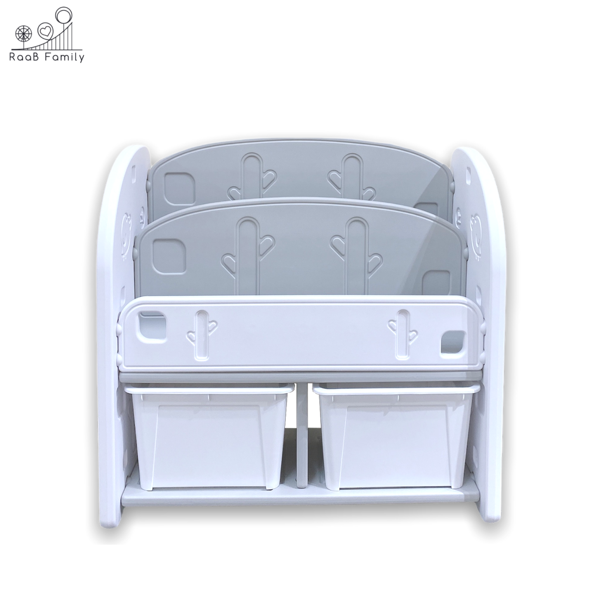 RaaB Family™ Kids Bookshelf Book Rack with Toy Storage Organiser