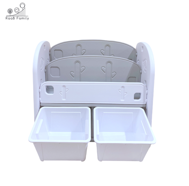 RaaB Family™ Kids Bookshelf Book Rack with Toy Storage Organiser