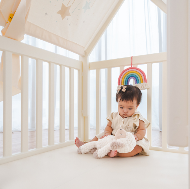 RaaB Family™ DreamNest House Series Playpen Play yard 130 x 190 cm or 140 x 210 cm