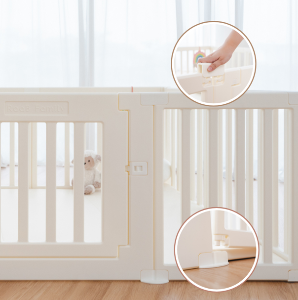 RaaB Family™ DreamNest House Series Playpen Play yard 130 x 190 cm or 140 x 210 cm