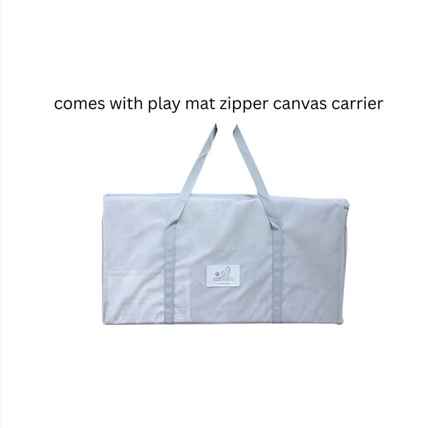 RaaB Family™ Full Range Of Playmat - 8 Layers HD Foam, Antibacterial Surface, Anti-Slip Base, Foldable, Seamless, Vegan PU Leather