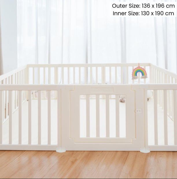 RaaB Family™ Perfect Fit Playpen With Playmat Combo