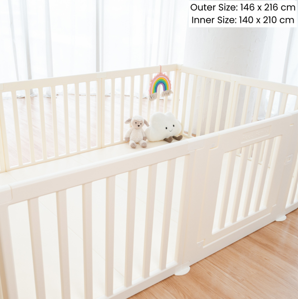 RaaB Family™ Perfect Fit Playpen With Playmat Combo
