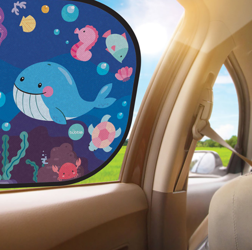 Bubble Cling Sunshade - Under the Sea