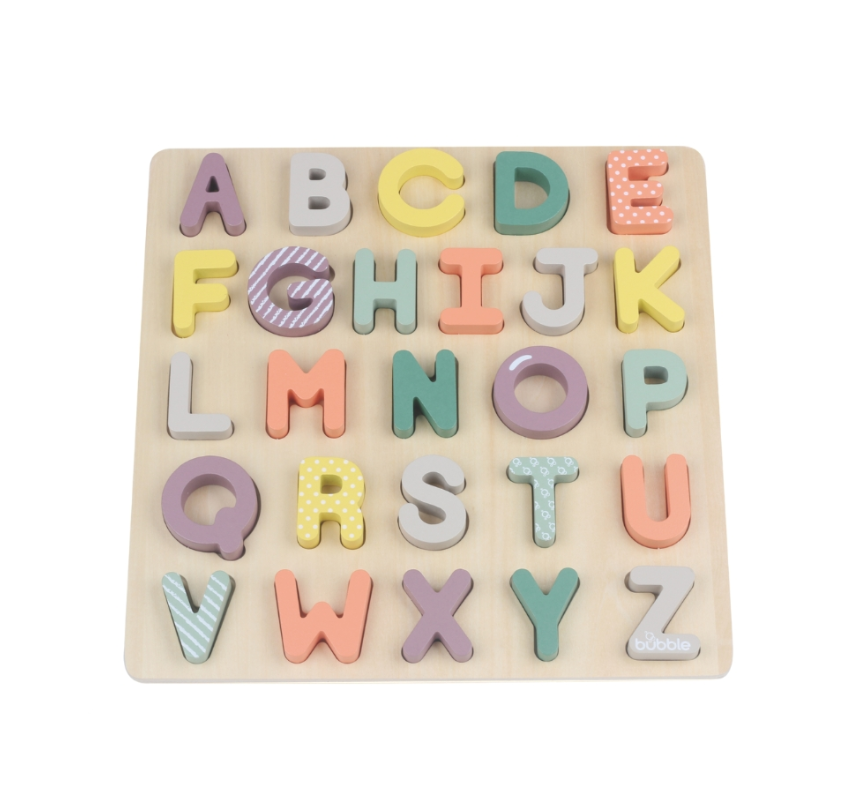 Bubble Wooden Alphabet Puzzle