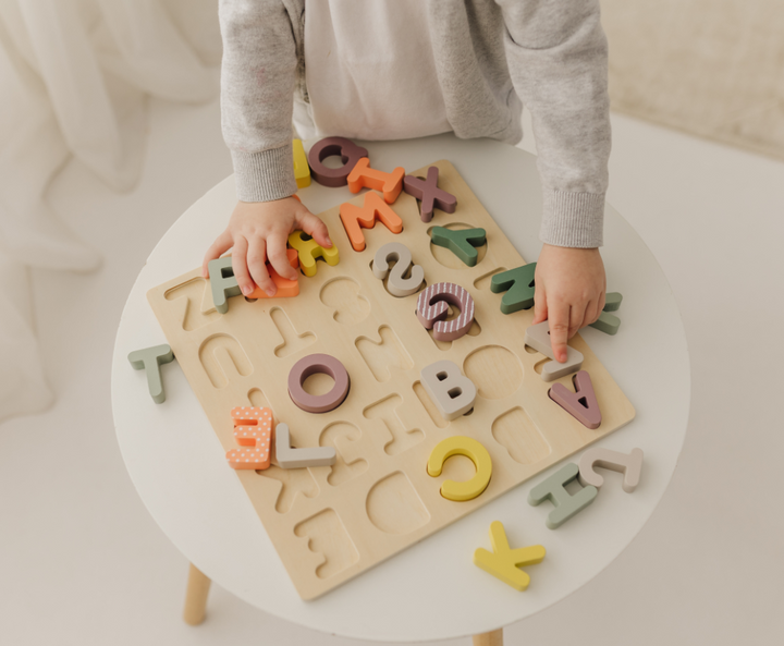 Bubble Wooden Alphabet Puzzle