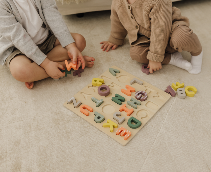 Bubble Wooden Alphabet Puzzle