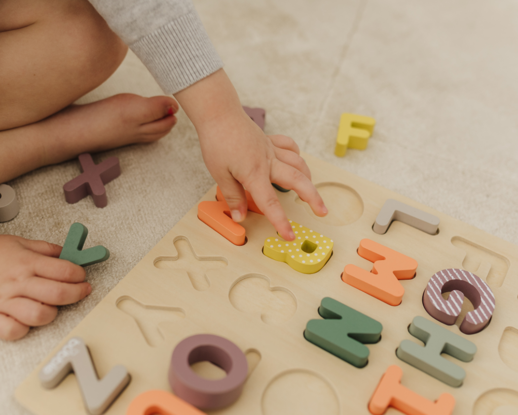 Bubble Wooden Alphabet Puzzle