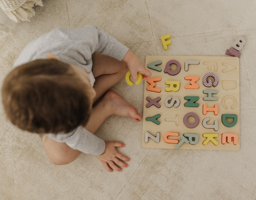 Bubble Wooden Alphabet Puzzle