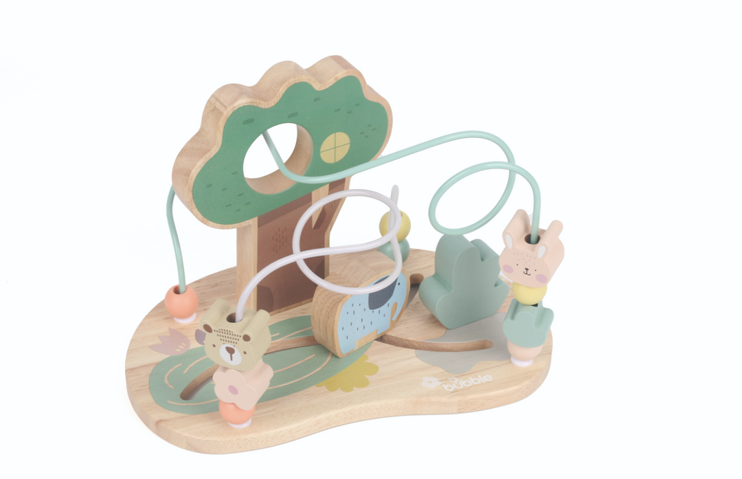 Bubble Wooden Bead Maze