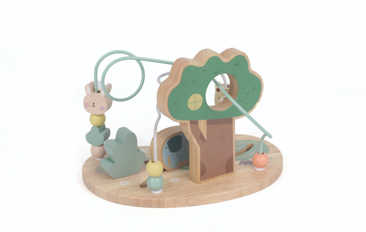Bubble Wooden Bead Maze