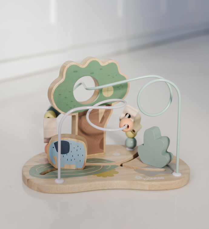 Bubble Wooden Bead Maze