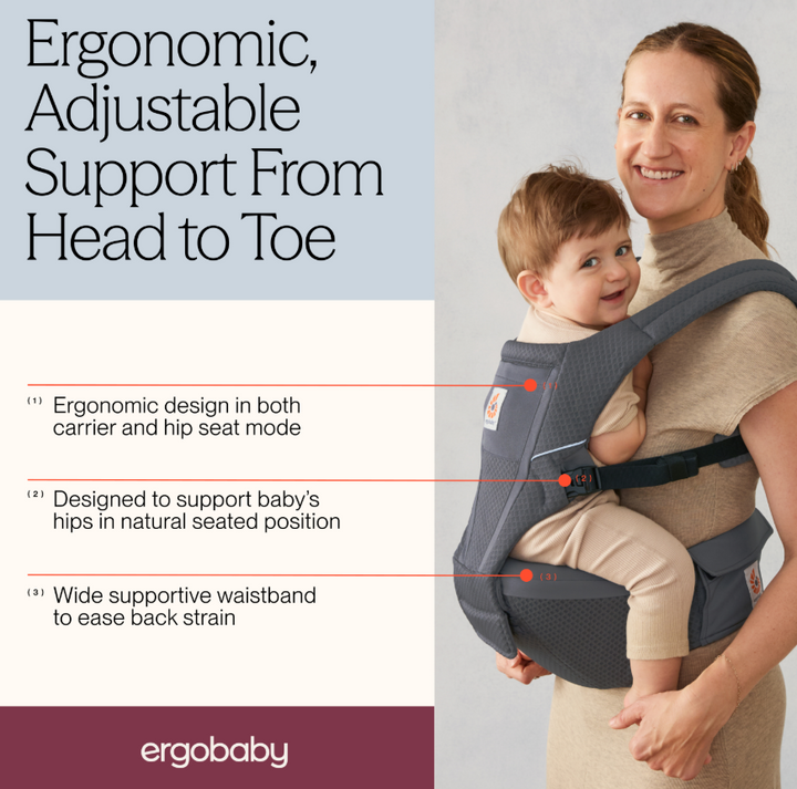 Ergobaby Alta Hip Seat Baby Carrier | 4 Colors