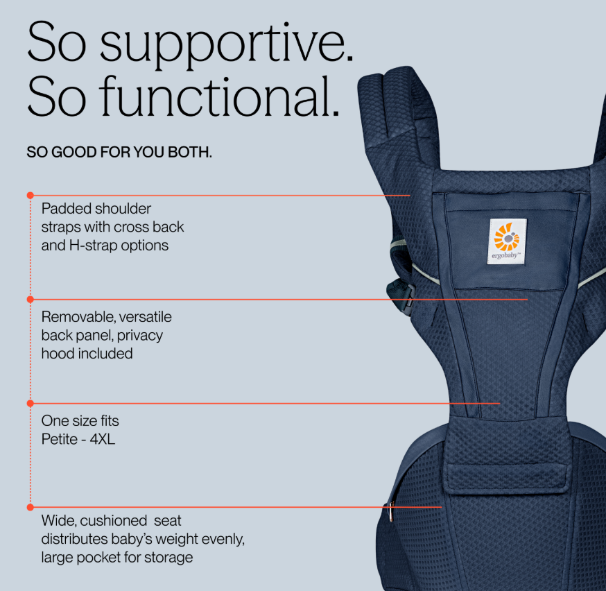 Ergobaby Alta Hip Seat Baby Carrier | 4 Colors