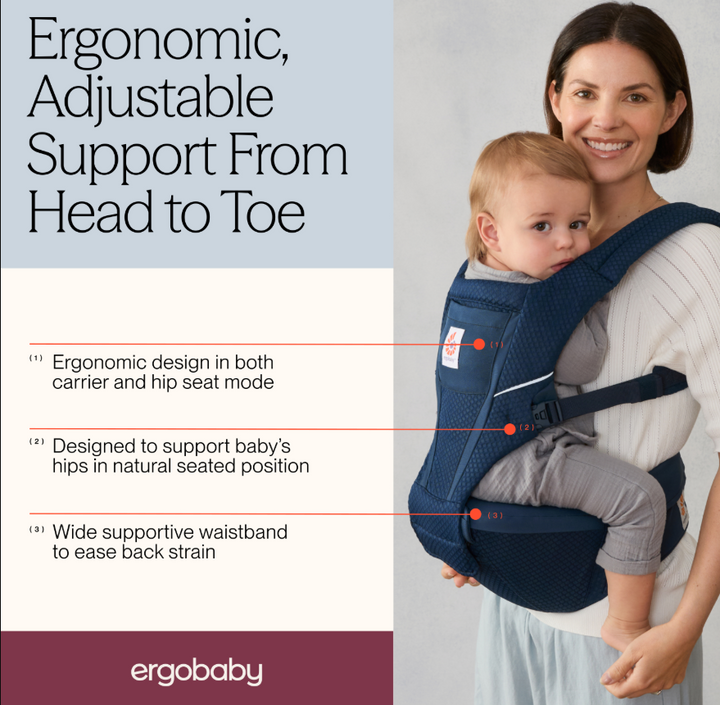 Ergobaby Alta Hip Seat Baby Carrier | 4 Colors