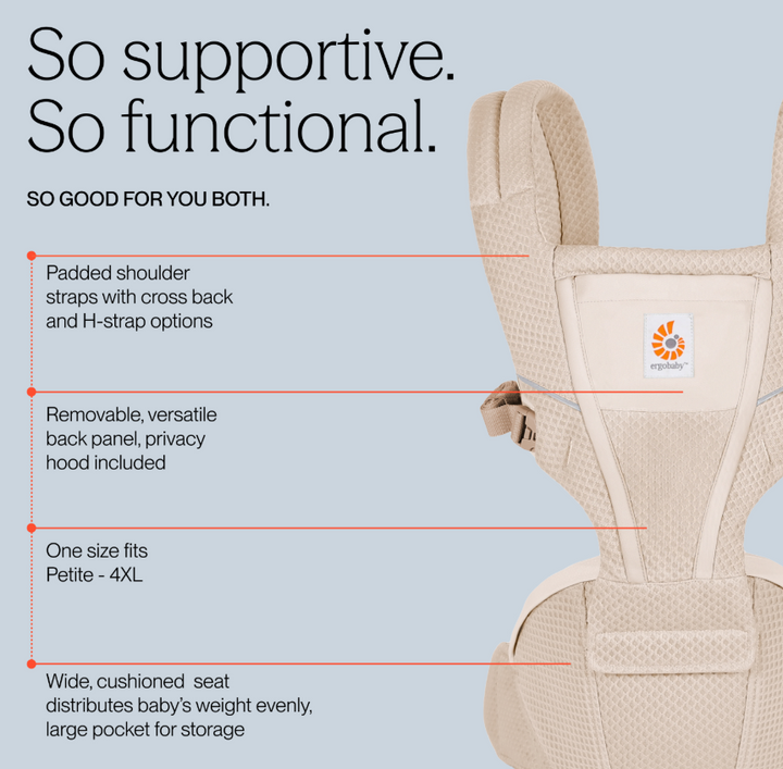 Ergobaby Alta Hip Seat Baby Carrier | 4 Colors