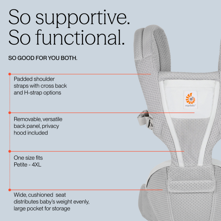 Ergobaby Alta Hip Seat Baby Carrier | 4 Colors