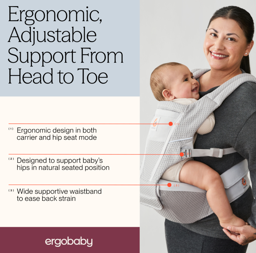 Ergobaby Alta Hip Seat Baby Carrier | 4 Colors