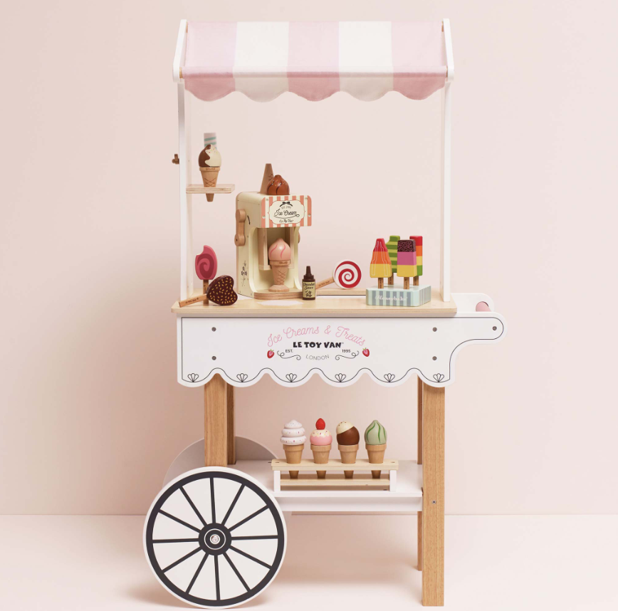 Le Toy Van Ice Cream Trolley Market Stall