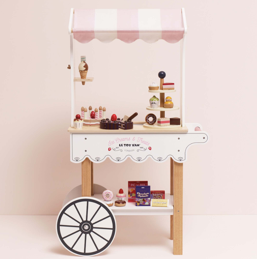 Le Toy Van Ice Cream Trolley Market Stall
