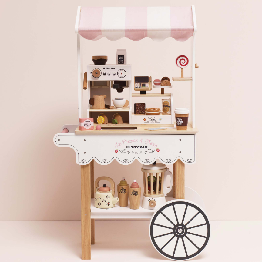 Le Toy Van Ice Cream Trolley Market Stall