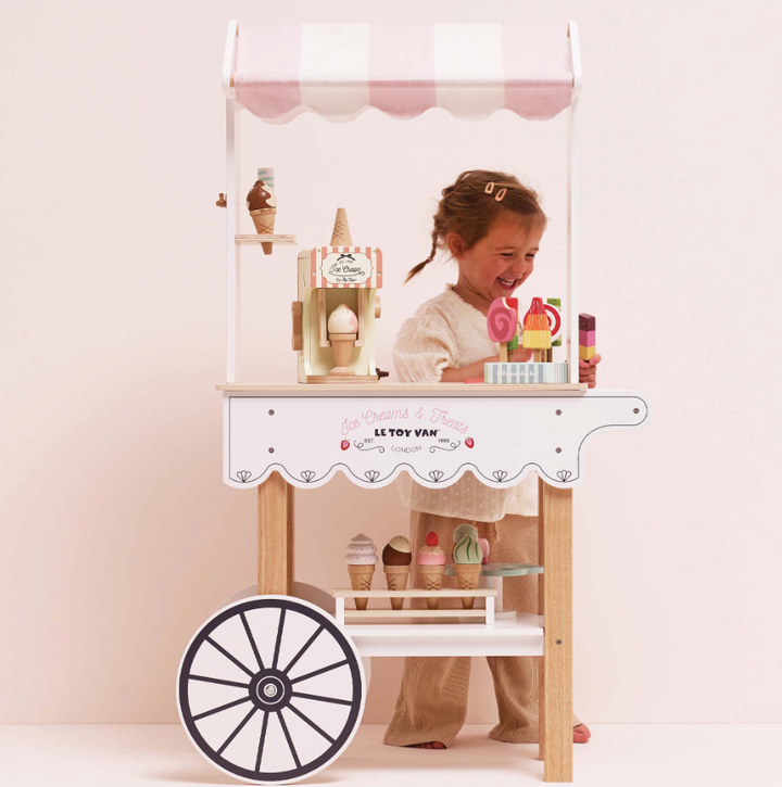Le Toy Van Ice Cream Trolley Market Stall