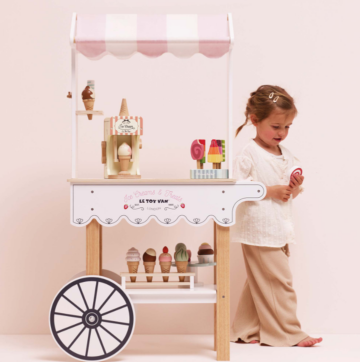 Le Toy Van Ice Cream Trolley Market Stall