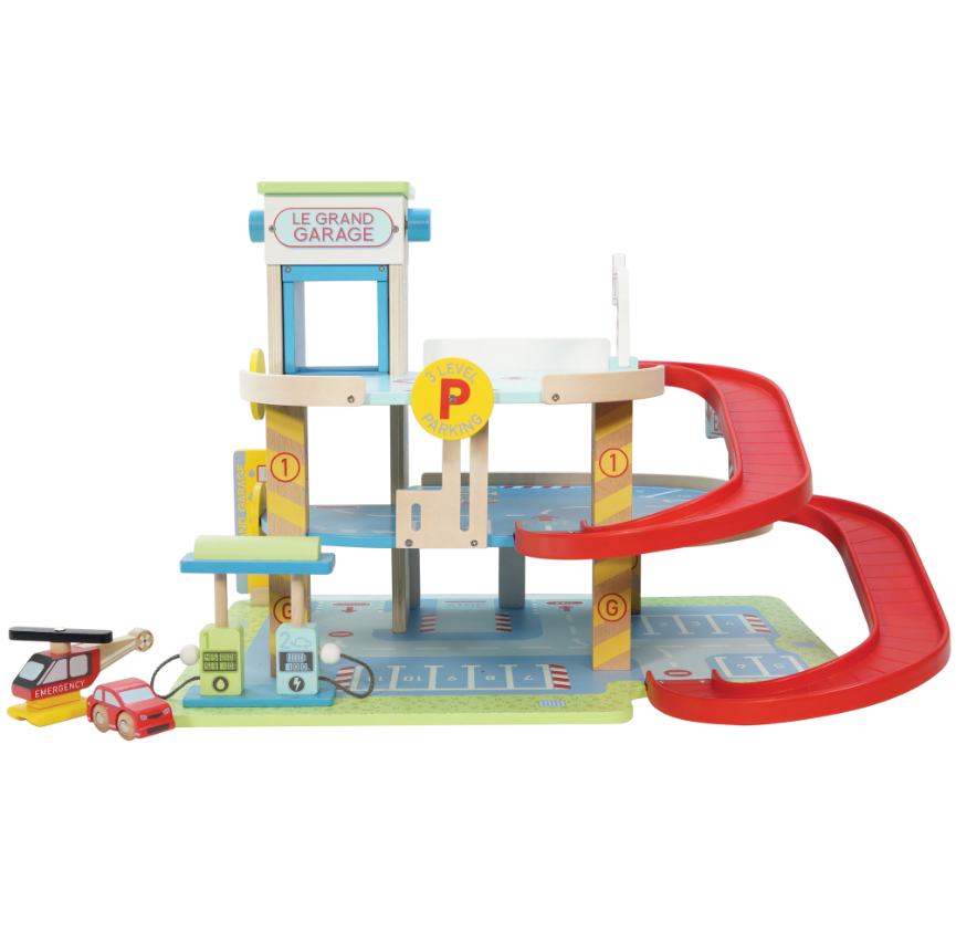 Le Toy Van Le Grand Wooden Garage