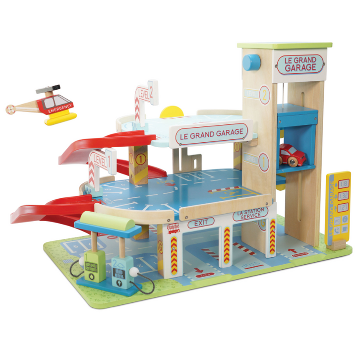 Le Toy Van Le Grand Wooden Garage