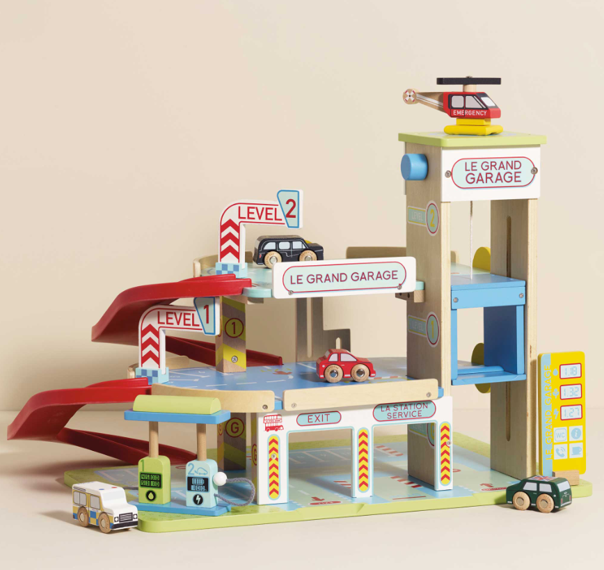 Le Toy Van Le Grand Wooden Garage