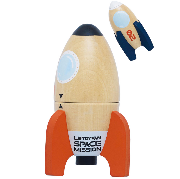 Le Toy Van Le Toy Van Magnetic Space Rocket Duo