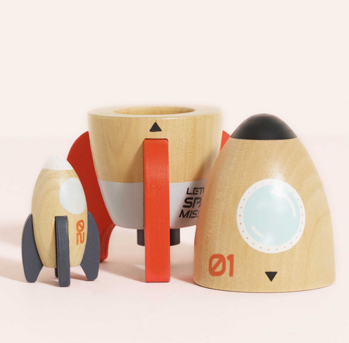 Le Toy Van Le Toy Van Magnetic Space Rocket Duo