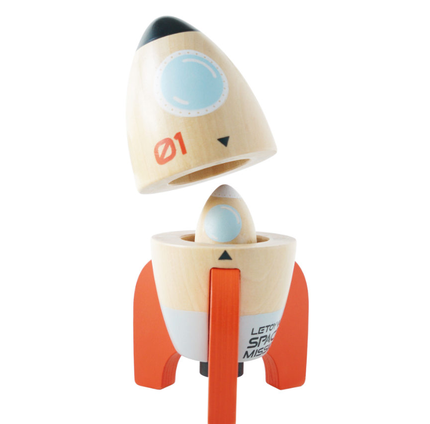 Le Toy Van Le Toy Van Magnetic Space Rocket Duo