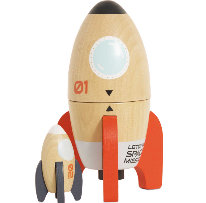 Le Toy Van Le Toy Van Magnetic Space Rocket Duo